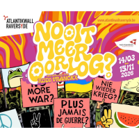 Affiche 'nooit meer oorlog'