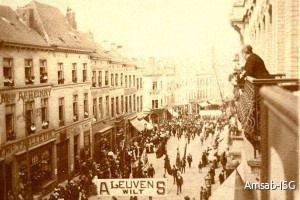 Leuven wil algemeen stemrecht. Optocht in 1902 in Brussel. Foto: Amsab-ISG