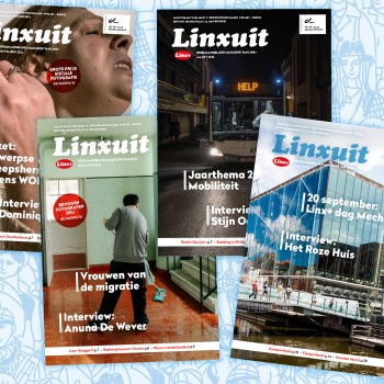 Verschillende covers van ons magazine Linxuit
