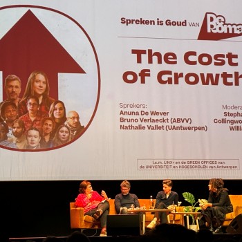 Debat The Cost of Growth in De Roma Antwerpen