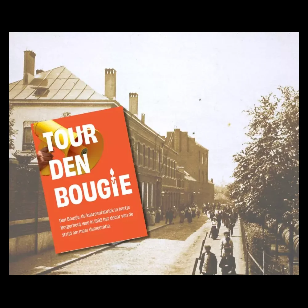 Borgerhout Toer den Bougie - wandelkaartje