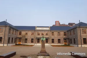 Beringen: Hoofdgebouw koolmijnsite. Foto: Wikimedia