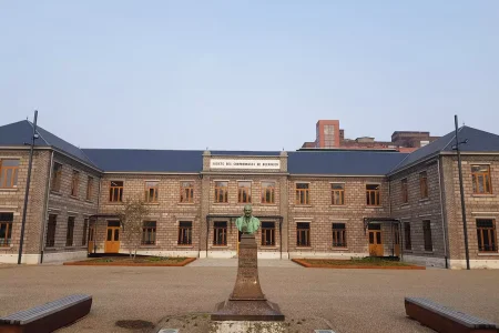 Beringen: Hoofdgebouw koolmijnsite. Foto: Wikimedia