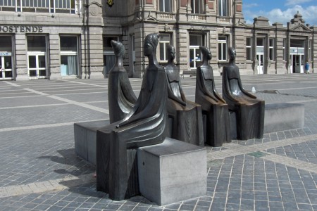 Oostende: Vissersvrouwen. Foto: Wikimedia