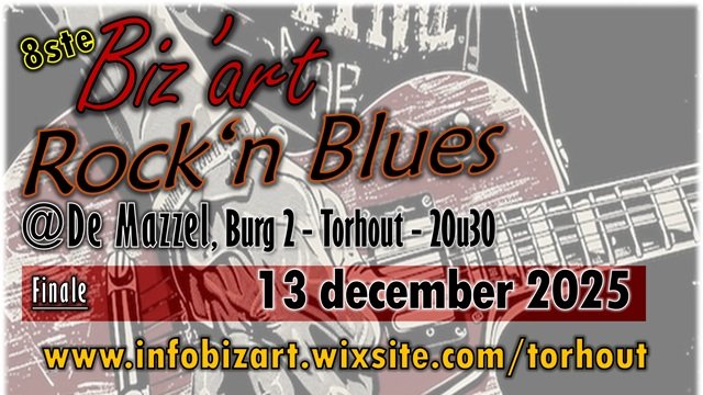 Affiche Biz'art Rock'n Blues finale